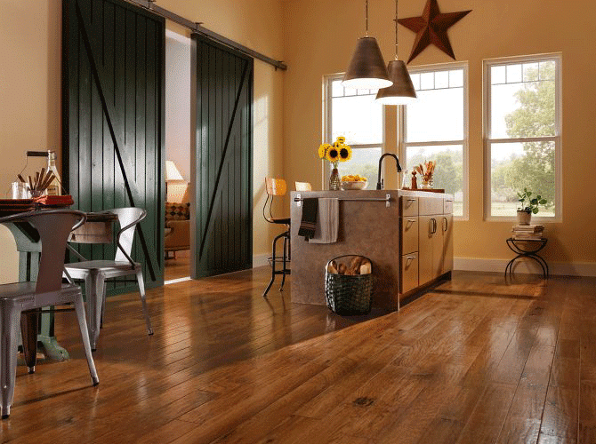 Barn Style Room - Hard Wood Floor